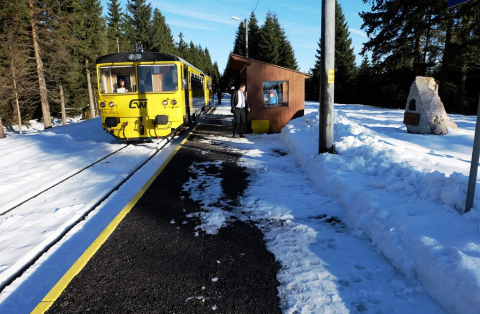 Jakušice, nejvyšší bod polských železnic